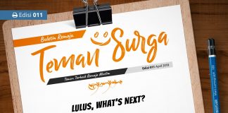 Buletin Teman Surga 011. Lulus, What’s Next? buletin teman surga -011 lulus whats next