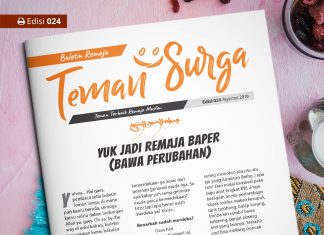 Buletin Teman Surga 024. Yuk Jadi Remaja ‘Baper’ Buletin Teman Surga-024. remaja baper