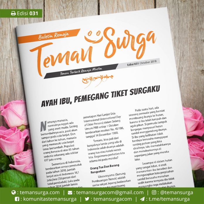 Buletin Teman Surga-031. ayah ibu pemegang tiket surgaku