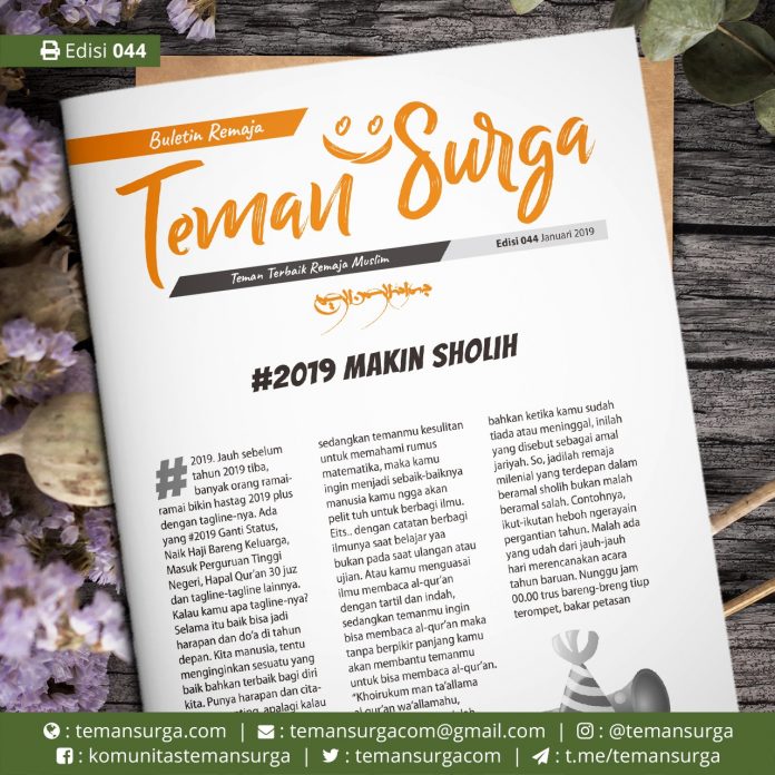 Buletin teman surga -044. 2019 Buletin teman surga -044. 2019