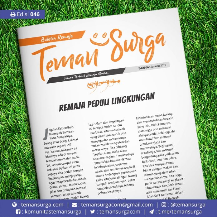 buletin teman surga-046. peduli lingkungan