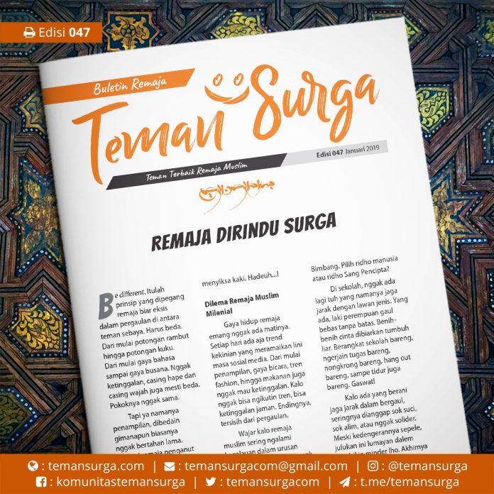 buletin teman surga-047. remaja dirindu surga