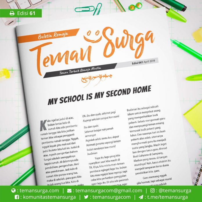 buletin teman surga 061. my school my second home