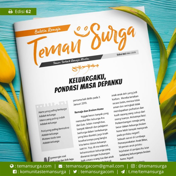 buletin teman surga 063. keluargaku pondasi masa depanku