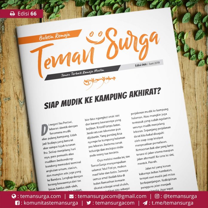 buletin teman surga 066. siap mudik ke kampung akhirat