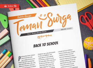 Buletin Teman Surga 070. Back to School buletin teman surga 070. back to school