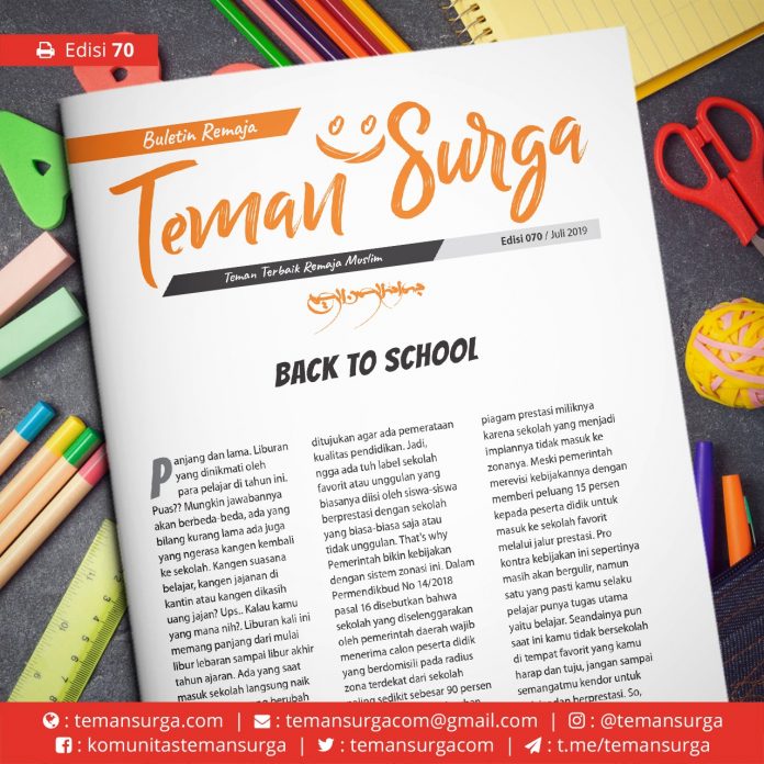 buletin teman surga 070. back to school