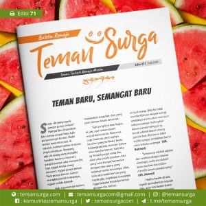 buletin teman surga 071. teman baru semangat baru