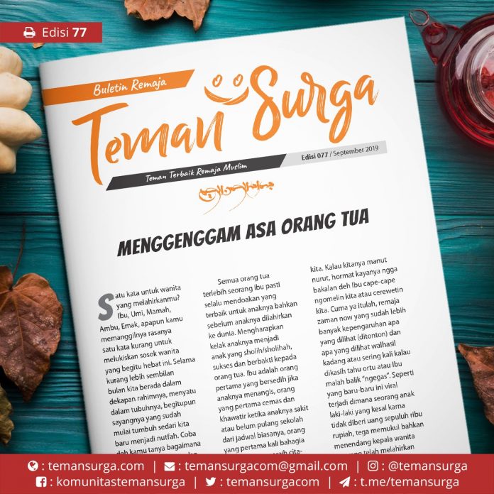 buletin teman surga 077. menggenggam asa orang tua