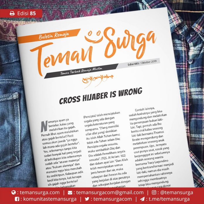 buletin teman surga 085. cross hijaber