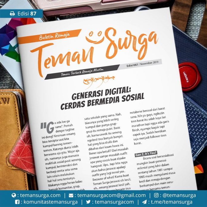 buletin teman surga 087. cerdas bermedia