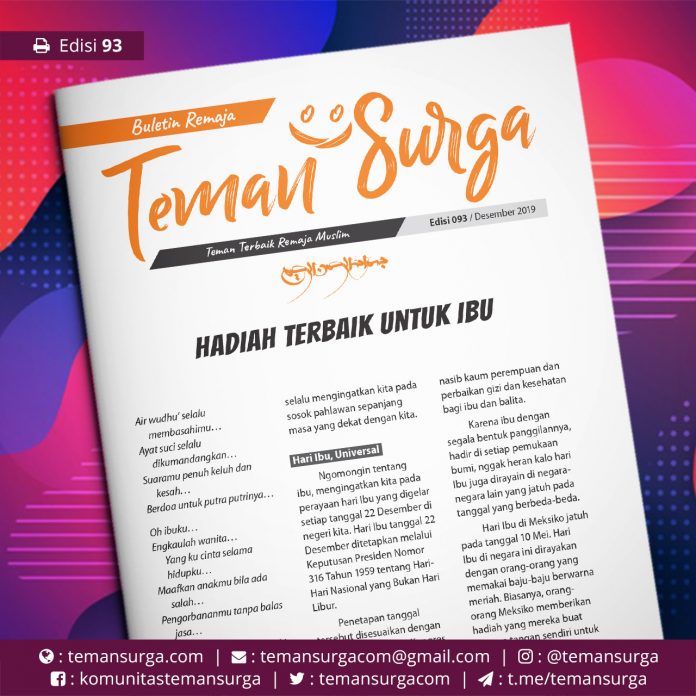 buletin teman surga 093. hadiah terbaik untuk ibu