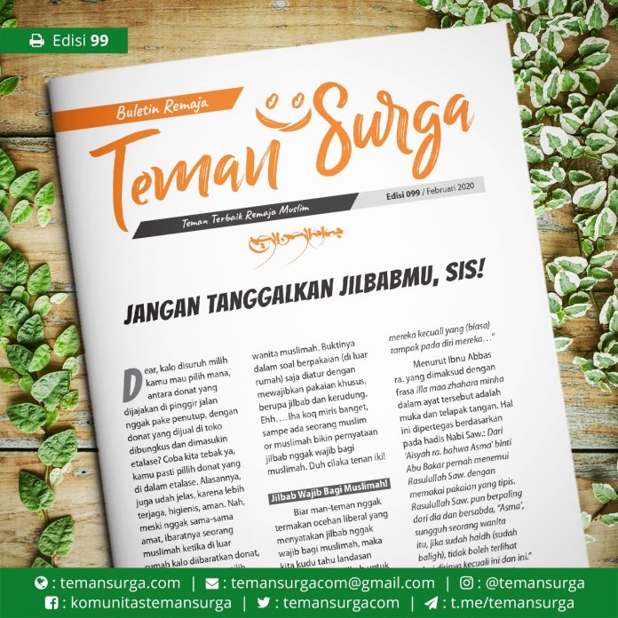 buletin teman surga 099. jangan tanggalkan jilbabmu sis