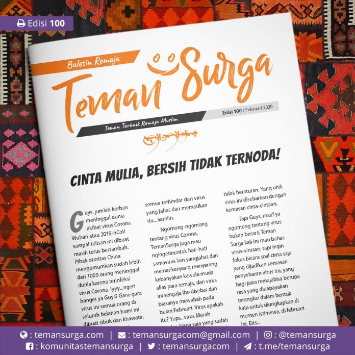 buletin teman surga 100. CInta mulia bersih tak ternoda