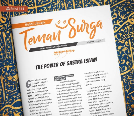 Buletin Teman Surga 111.The Power of Sastra Islam buletin teman surga 111. the power of sastra islam