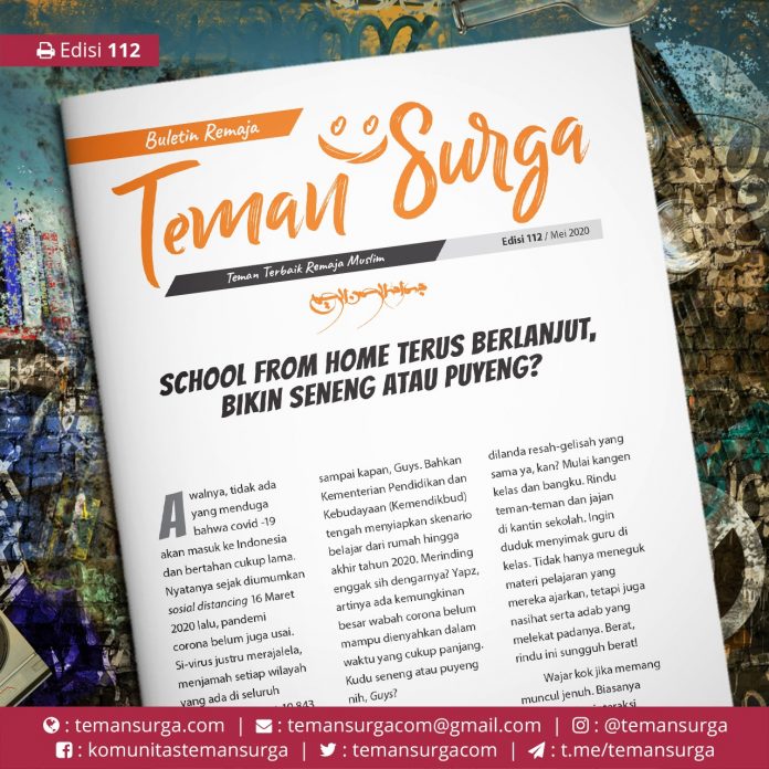 buletin teman surga 112. scholl from home