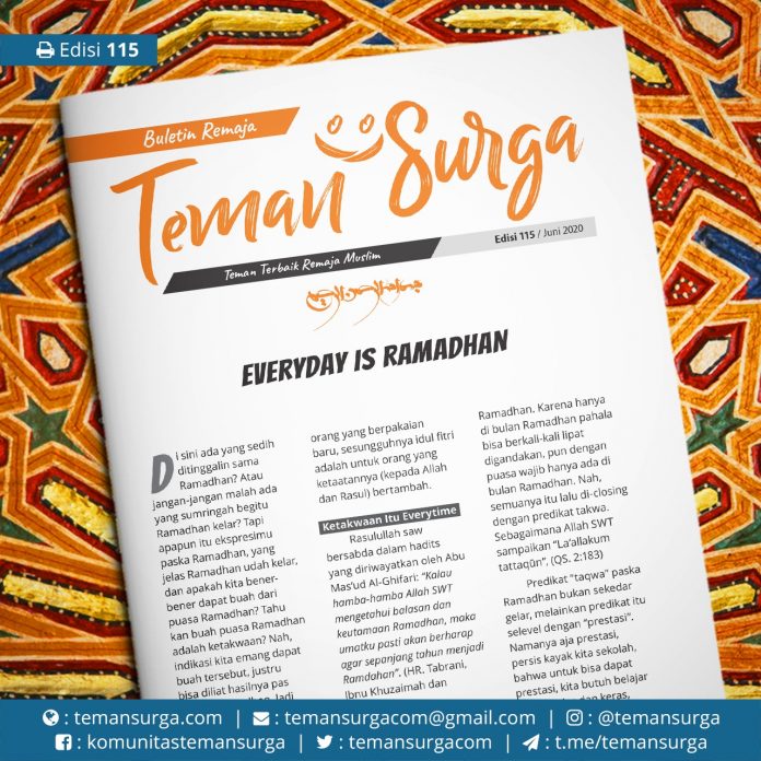 buletin teman surga 115. everyday is ramadhan