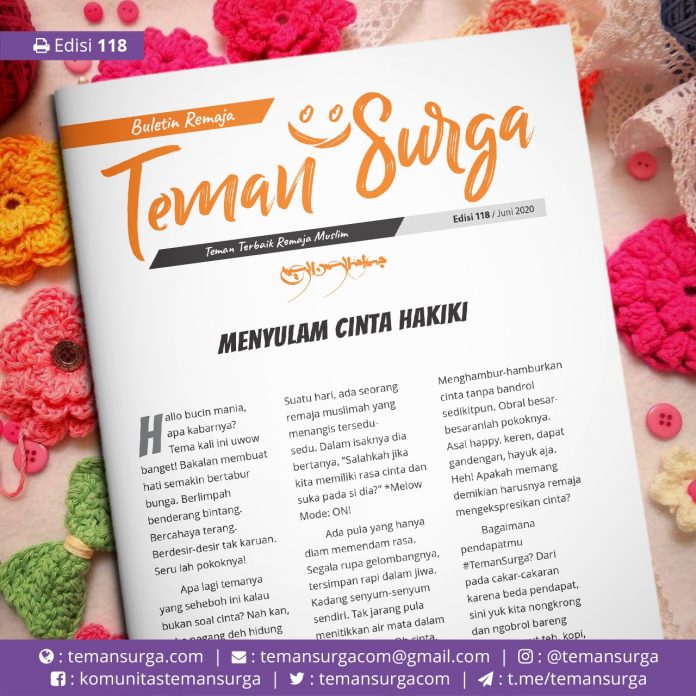 buletin teman surga 118. menyulam cinta hakiki