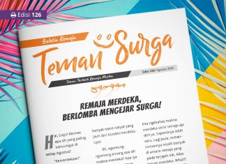 Buletin Teman Surga 126. Remaja Merdeka, Berlomba Mengejar Surga! buletin teman surga 126. remaja merdeka berlomba mengejar surga
