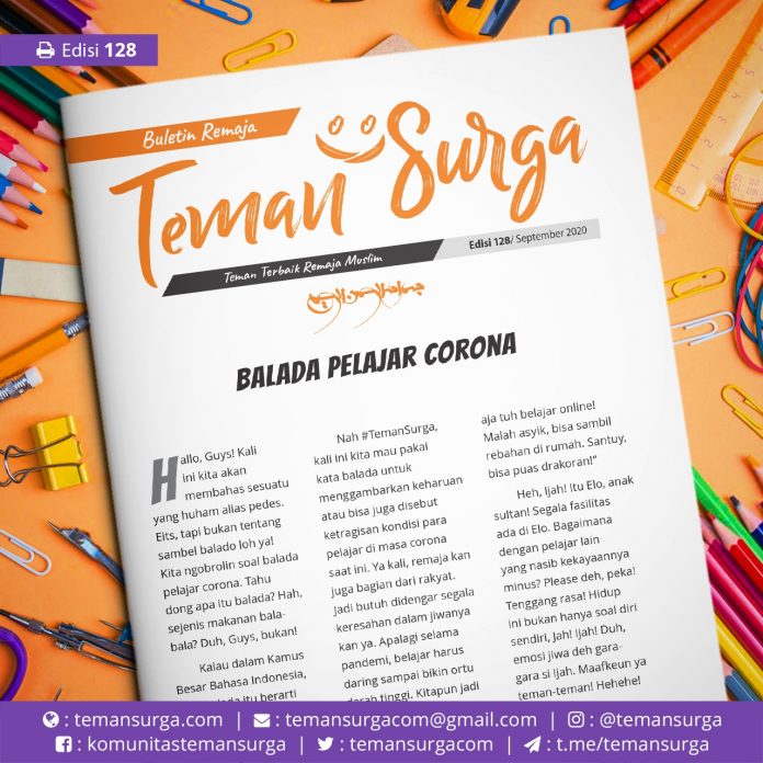 buletin teman surga 128. balada pelajar corona