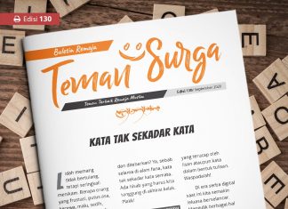 Buletin Teman Surga 130. Kata Tak Sekadar Kata buletin teman surga 130 Kata Tak Sekadar Kata