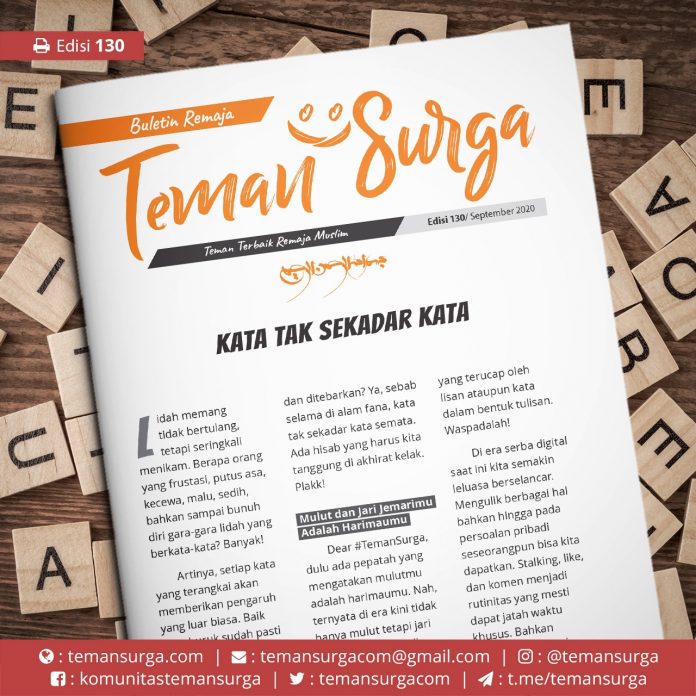buletin teman surga 130 Kata Tak Sekadar Kata