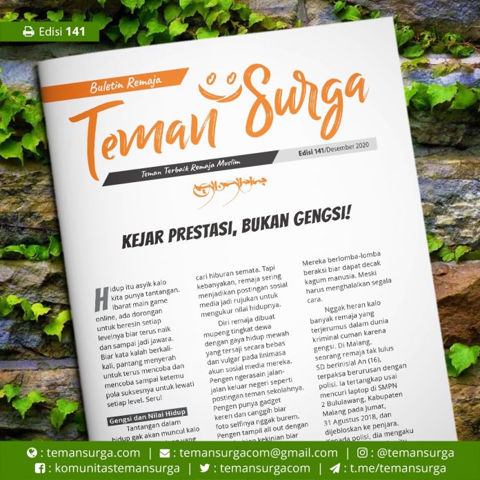 Buletin Teman Surga 141. Kejar Prestasi, Bukan Gengsi!