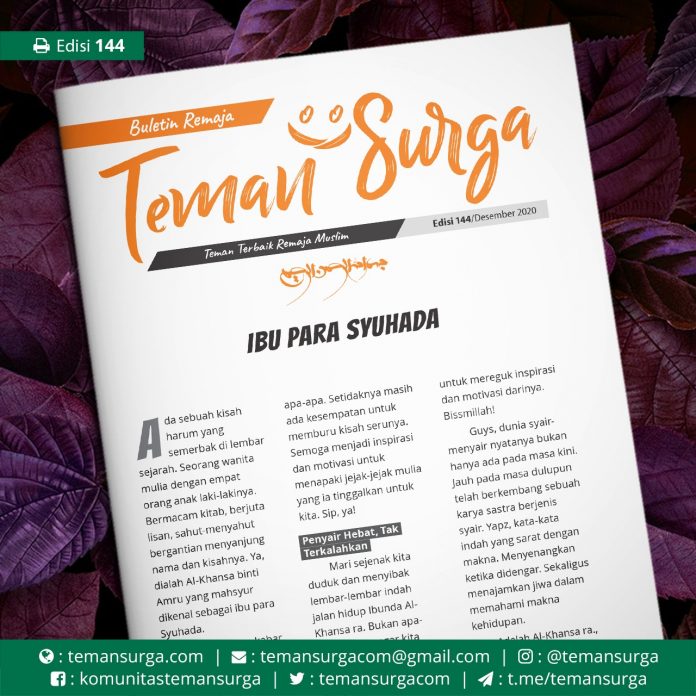 buletin teman surga 144 ibu para syuhada