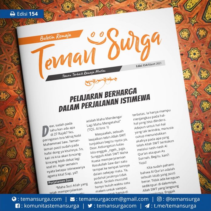 buletin teman surga 154 pelajaran berharga dalam perjalanan istimewa