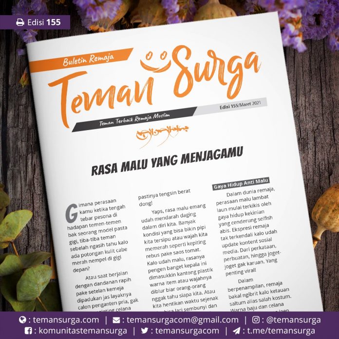 buletin teman surga 155 rasa malu yang menjagamu