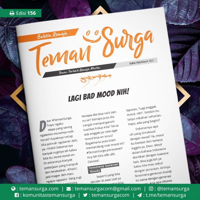 buletin teman surga 156 lagi bad mood nih
