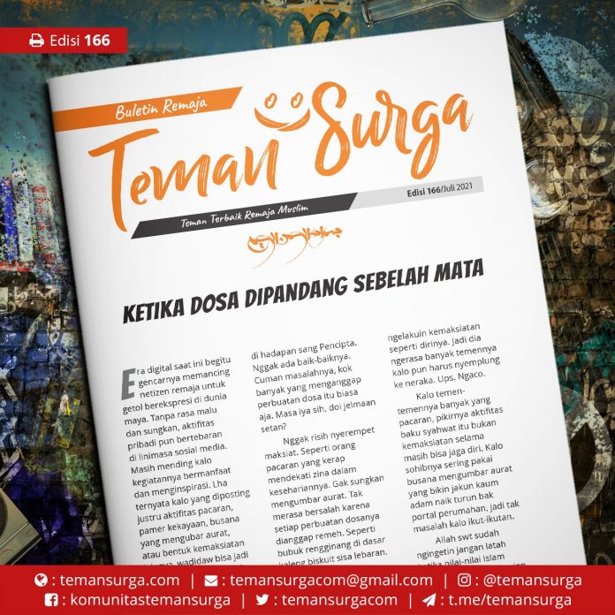 buletin teman surga 166. ketika dosa dipandang sebelah mata