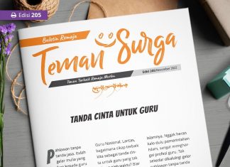 Buletin Teman Surga 205. Tanda Cinta Untuk Guru