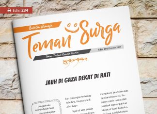 Buletin Teman Surga 234. Jauh di Gaza Dekat di Hati